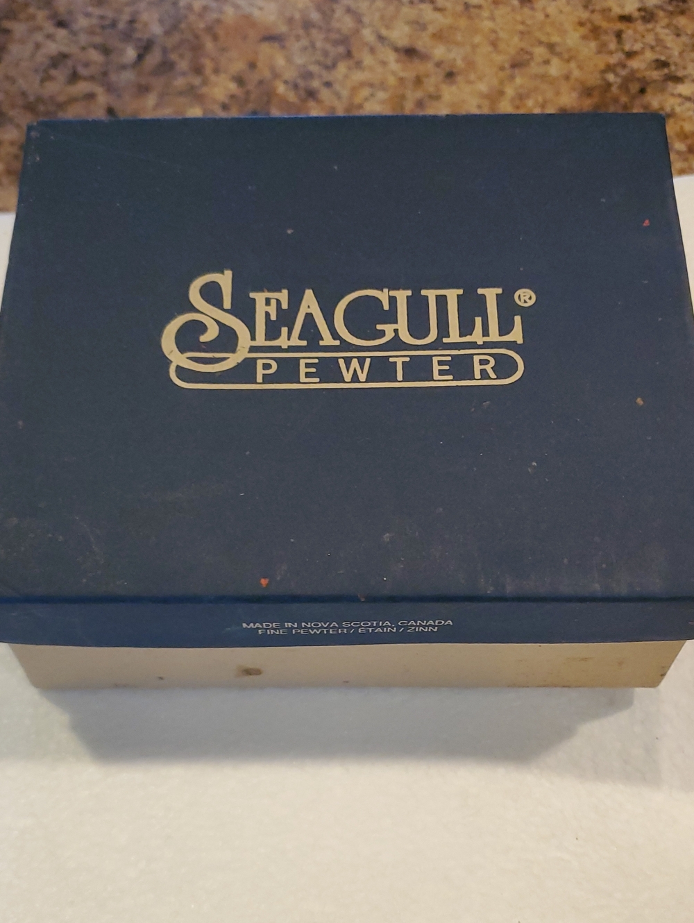 Seagull Pewter Napkin Holders, Made In Nova Scotia
